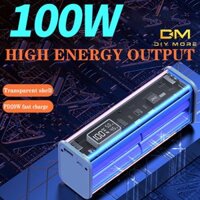 DIYMORE Vỏ Đựng Pin Sạc Dự Phòng 18650 * 8 20000ma diy pd20w Tiện Dụng