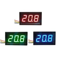 DIYMORE Vôn Kế Điện Tử Màn Hình LED DC0-600V