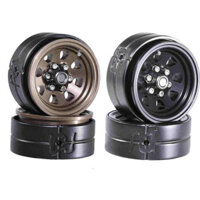 Dj Kim Loại Hợp Kim Nhôm 1.3 Trong Lốp Bánh Xe Tăng Trọng Lượng Hub Bánh Xe 4 Chiếc Cho 1 / 24 1 / 18 RC Mô Hình Điều Khiển Từ Xa Xe Leo Núi SCX24 TRX4M FMS DJ-1363