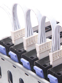 [DJFHS] IDE Molex 4pin Bộ chuyển đổi sang SATA 1 đến 5 Splitter điện cho ổ cứng cáp nối