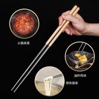(DJLe) Đũa xào nấu dài inox 304 chống trượt chống ăn mòn chống nhiệt size 40cm