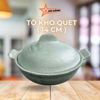 (Đk 14 cm) Nồi, Thố Gang Đúc Kho Quẹt, Kho Thịt Cá, Nấu Cơm Niêu Đường Kính 14 cm