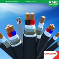 DK-CW-4x25 - 0.6//1 kV/Cáp điện kế - 0,6/1 kV, TCVN 5935-1 (4 lõi, ruôt đồng, cách điện PVC, vỏ PVC)