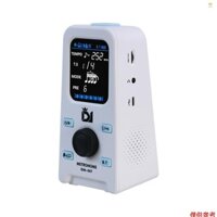 Dk Điện Tử Metronome BT Loa Màn Hình LCD Sạc Vocal Metronome Cho Đàn Piano Mini Trống Guzheng Kỹ Thuật Số Metronome Có Thể Điều Chỉnh Âm Lượng Kết Nối Với Tai Nghe Di Động M