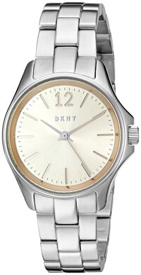 DKNY Women's Quartz Stainless Steel Watch, Color:Silver-Toned (Model: NY2522)