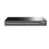 Dlink 17439 DGS-1048 48 Port 1GB Switch chia mạng vỏ sắt màu đen 48 cổng 10/100/1000 Mbps RJ45, 2 cổng SFP