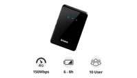 DLink DWR-932C WiFi 4G tốc độ 150Mbps, pin 2000mAh, tải 10user
