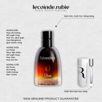 DlOR FAHRENHEIT - Eau de Toilette - 10ML Nước Hoa Chính Hãng