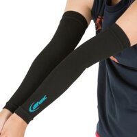 D&M Arm Sleeves Arm Covers (1 Pair) Black X Turquoise, Size S, D-7000. Abrasion-resistant, graduated compression, moisture-wicking, suitable for volleyball and baseball.Direct From Japan
