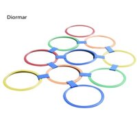 Dmr 10 Chiếc Ngoài Trời Trẻ Em Hopscotch Trò Chơi Nhảy Vòng Nhựa Tích Hợp Đồ Chơi Huấn Luyện