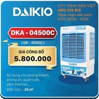[ĐMSV] [MÁY LÀM MÁT][ QUẠT ĐIỀU HÒA DAIKIO] Máy làm mát cao cấp DAIKIO DK-4500C (DKA-04500C)