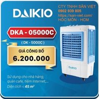 [ĐMSV] [MÁY LÀM MÁT][ QUẠT ĐIỀU HÒA DAIKIO] Máy làm mát không khí DAIKIO DK-5000C (DKA-05000C)