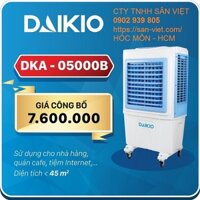 [ĐMSV] [MÁY LÀM MÁT][ QUẠT ĐIỀU HÒA DAIKIO] Máy làm mát không khí DAIKIO DKA-05000B 2100W 55LIT