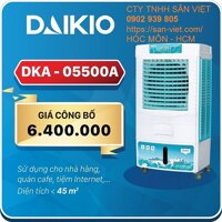 [ĐMSV] [MÁY LÀM MÁT][ QUẠT ĐIỀU HÒA DAIKIO] Máy làm mát cao cấp DAIKIO DKA-05500A 180W 30-40M2