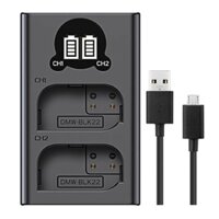 Dmw-blk22 DMW BLK22 Pin Camera Sạc USB Cho Panasonic LUMIX DC-S5 DC-S5K GH5 II GH6 S5M2 S5M2X GH5M2