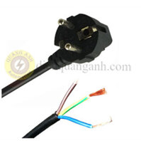 DN-3C-2M-1800 – Dây nguồn 3 chấu, 2 dẹp 1 tròn, 2 mét, 1800W