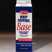 [ĐN, Quảng Nam, Quảng Ngãi, Huế] Topping Base – kem tươi hộp cao 907gr