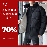 DN098 - Áo phao nam lót lông siêu dày ấm phong cách Hàn Quốc