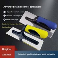 Dn2i Máy Kéo Thép Không Gỉ Cao Cấp Hàng loạt Dao Đầu phẳng Góc Tròn Không Móng Tay Máy Kéo Trowel Bền Cảm Giác Sơn Tản Nhiệt Trowel