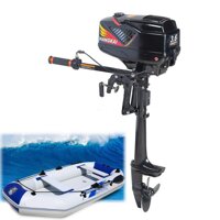 DNYSYSJ 3.5HP-7HP 2 Stroke 4 Stroke Outboard Boat Motors Inflatable Fishing Boat Engine Electric Outboard Motor for Boats Water Cooling CDI