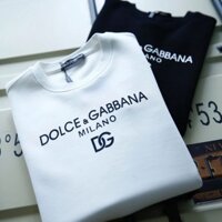 Do * * lce & Ga * * bbana- D * G Áo Cho Mùa Thu Mới DG In Chữ Cổ Tròn Áo Cotton Rời Cho Nam