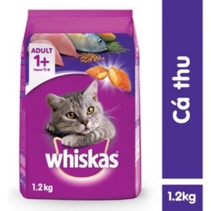 Đồ ăn cho mèo lớn Whiskas vị cá thu túi 1.2 kg