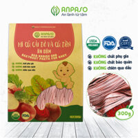 Đồ ăn dặm cho bé mì củ cải đỏ và củ dền Organic Anpaso 300g cung cấp đầy đủ dinh dưỡng ngon hơn