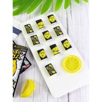 Đồ ăn nhẹ nhập khẩu Nhật Bản MARUKAWA kẹo cao su vị chanh siêu chua, kẹo cao su bong bóng chua 48g túi
