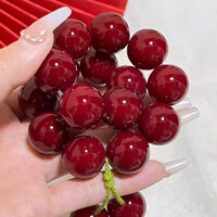 Đỏ Anh Đào Anh Đào Đỏ Bồ Đề Gốc Vòng Tay Vermilion Bồ Đề Hạt Vòng Tay Hạt Mân Côi Hạt Bé Gái Cầm Tay