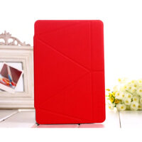 Đỏ - Bao da iPad Pro 9.7 inch hiệu Onjess gập chữ Y ốp lưng silicon trong suốt - Hàng chính hãng