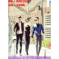 Đồ bay dài ông suông kiểu cổ yếm viền trắng sành điệu JUD258