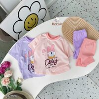 Đồ bé gái, đồ bộ cho bé gái, set bộ vịt Daisy cho bé gái Bernie 8kg đến 24kg hình in nổi bật cá tính năng động cho bé