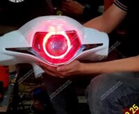 Độ bi cầu Led HTR cho xe máy điện Pega-S