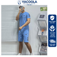 Đồ bộ Adidas nam mùa hè cao cấp vải mát phom dáng đẹp Yacoola YD5-990 Bộ das nam hàng hiệu mùa hè 2025