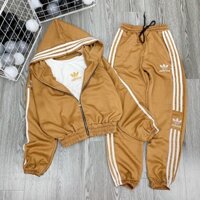 đồ bộ Adidas nữ cotton tay dài nữ