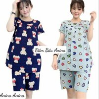 Đồ bộ bầu LỬNG BÁNH BÈO chất lanh lụa cao cấp chuẩn đẹp mặc nhà và sau sinh BB326