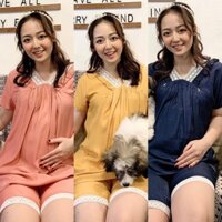 Đồ bộ bầu và sau sinh 2MAMA có khóa kéo cho bé ti tiện lợi V10