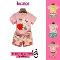 Đồ bộ bé gái Fanqi 10-20kg Quần áo bé gái chất thun cotton cao cấp hàng Quảng Châu xuất Hàn cho bé