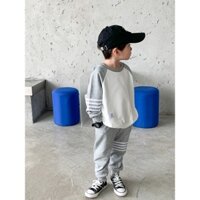 đồ bộ bé trai, chất NỈ BÔNG XUẤT KHẨU 100% cotton, mềm, dày dặn LOLITAKIDS