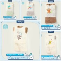 Đồ bộ bé trai MOMPA sát nách vải sợi tre thông hơi mịn mát nhiều mẫu cho bé trai size 6 tháng - 4 tuổi (6-18kg)