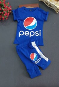 Đồ bộ bé trai nước ngọt Pepsi từ 9kg-16kg thun lạnh