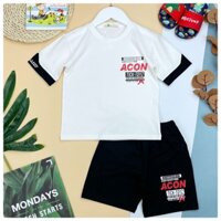 Đồ bộ bé trai,bộ thun bé trai chất liệu cotton cao cấp mềm mịn,thoáng mát,thấm hút mồ hôi có size 3/9 (14-29 kg)