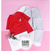 Đồ bộ bộ cotton đồ mặc nhà