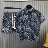 Đồ Bộ Cộc Tay Nam Chất Liệu Vải Bò Cực Đẹp - Hàng Siêu Cấp hot nhất 2025