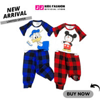 Đồ Bộ Dài Tay Bé Trai, Đồ Bộ Thun Cho Bé Mặc Nhà Họa Tiết Doremon Dễ Thương | JJ Kids Fashion