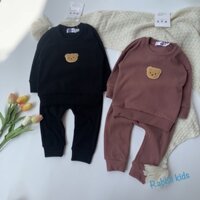 Đồ Bộ Dài Tay Cho Bé Trai Bé Gái💝FREESHIP💝Rabbit Kids-Quần Áo Thu Đông Trẻ Em 10-25kg Len Bông Nhung Dày Dặn Mềm Mịn