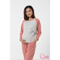 Đồ bộ dài tay - Đồ bộ sau sinh - đồ bộ cho con bú