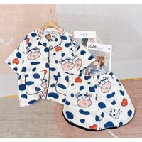 Đồ bộ, đồ mặc nhà Mango Đùi bò sữa Siêu Cute