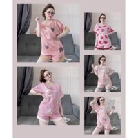 Đồ bộ lụa satin cao cấp tay ngắn