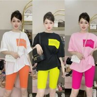 đồ bộ lửng, set thun trẻ trung năng động, mẫu siêu cháy hàng